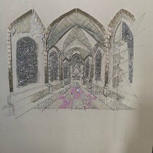 Handmade Castle Hallway Portrait